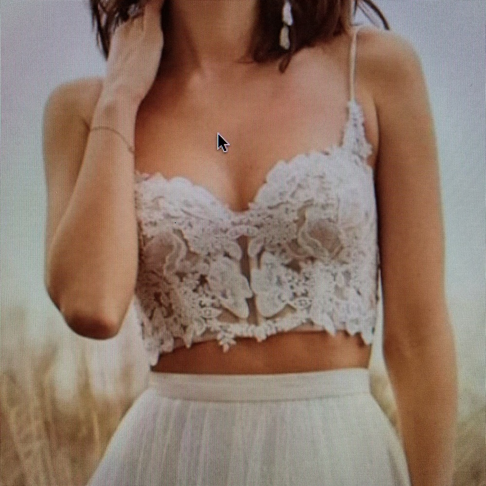 COPY - Beach boho bustier wedding separate